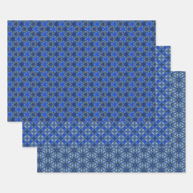 Feuille De Papier Cadeau Nuages de Cubicle (Lot)