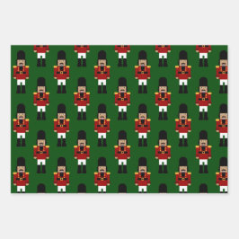 Feuille De Papier Cadeau Nutcracker -
