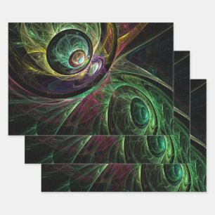 Feuille De Papier Cadeau OEil aux yeux Art Abstrait