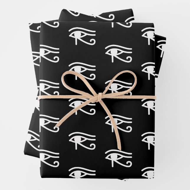 Feuille De Papier Cadeau OEil égyptien de Horus (En situation)