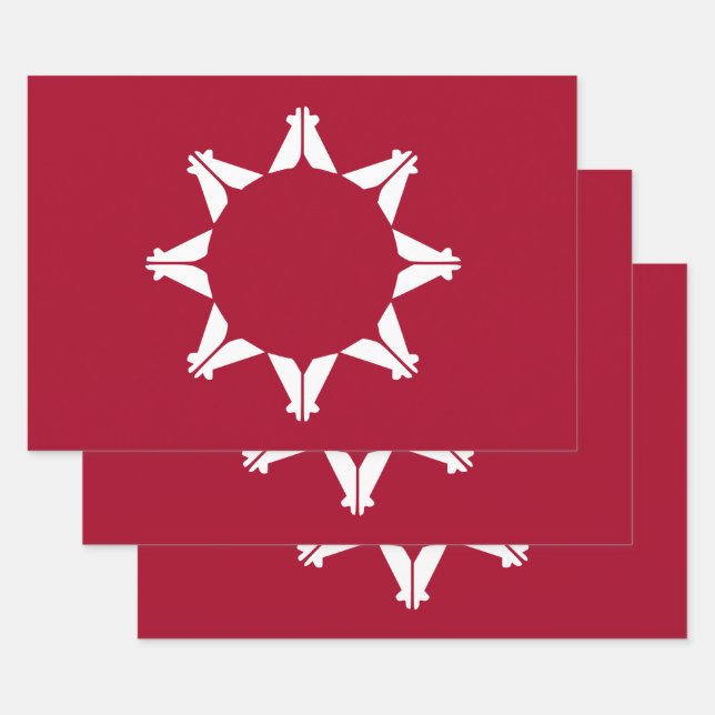 Feuille De Papier Cadeau Oglala Sioux (Lot)