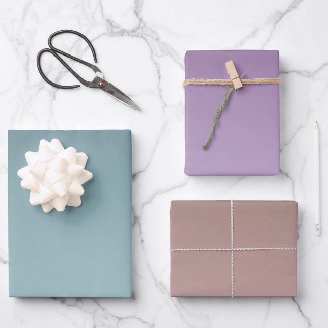 Feuille De Papier Cadeau Ombre de la monnaie turquoise (Recto)