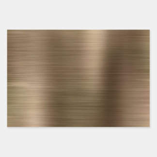 Feuille De Papier Cadeau Or