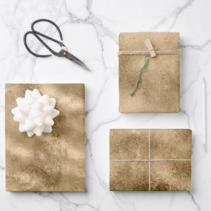 Feuille De Papier Cadeau Or antique