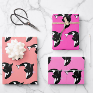 Feuille De Papier Cadeau Orca Killer Whale Anniversaire