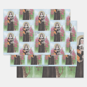 Feuille De Papier Cadeau Original Crazy Cat Lady Gertrude Patron St.
