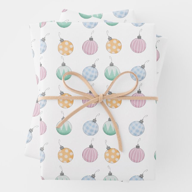 Feuille De Papier Cadeau Ornemental (En situation)