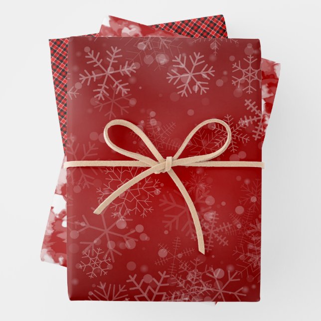 Feuille De Papier Cadeau pack festif (En situation)