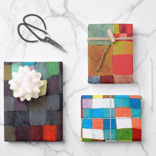 Feuille De Papier Cadeau Pack Paul Klee (Recto)