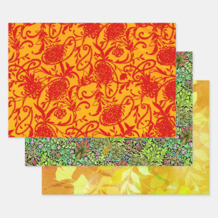 Feuille De Papier Cadeau Paisley Pearl, Arcadia et Leafy Sampler