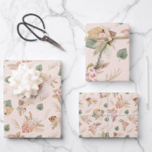 Pampas Grass & Fleurs sur Crème