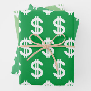 Feuille De Papier Cadeau Panneau dollar 