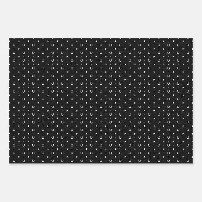 Feuille De Papier Cadeau Papel de Regalo Estilo Ouest (Devant)