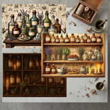 Papeterie de pharmacie Renaissance Apothicaire sor