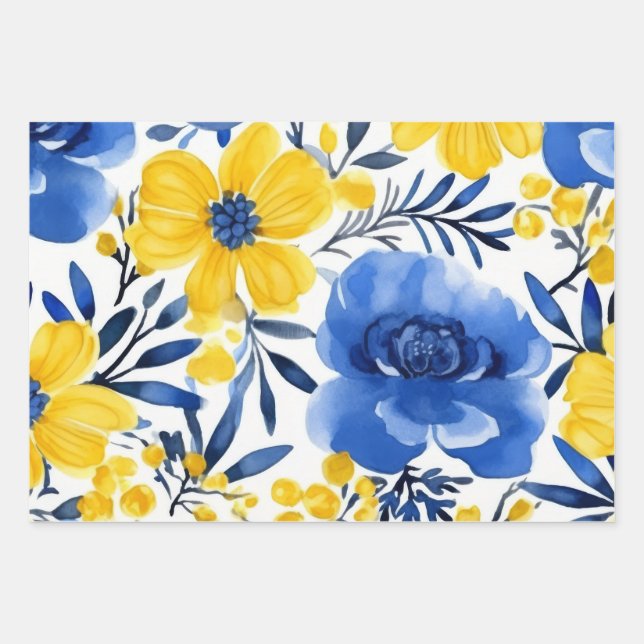Feuille De Papier Cadeau "Papier d'enveloppement de jardin éclairé" (Devant)