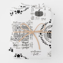 Papiers d'emballage Automne Vibes