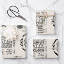 Papiers d'emballage d'automne Papiers d'emballage