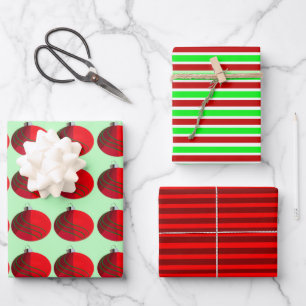 Feuille De Papier Cadeau Papiers d'enveloppement de Noël