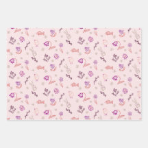Pâques mignons levrette animaux et fleurs