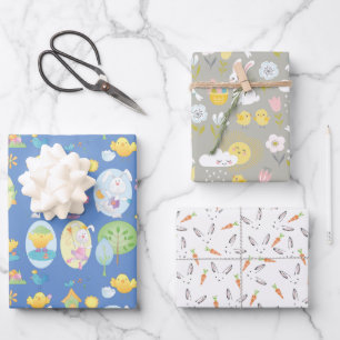Feuille De Papier Cadeau Pâques spécial