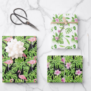 Feuille De Papier Cadeau Paradis tropical