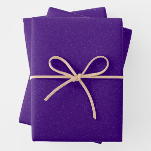 Feuille De Papier Cadeau Parties scintillant de l'Améthyste profonde - Pers