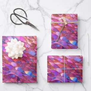 Feuille De Papier Cadeau Parties scintillant Populaire Opal Holographic Col