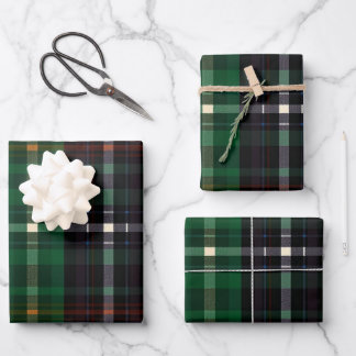 Feuille De Papier Cadeau Pastel Folk Anglais Plaid