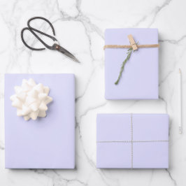 Feuille De Papier Cadeau Pastel Periwinkle violet
