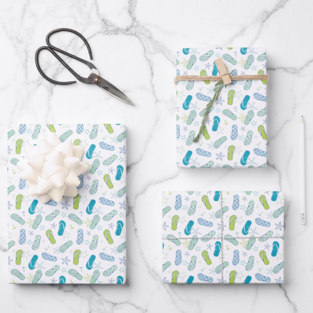 Feuille De Papier Cadeau Patters à bascule (Recto)