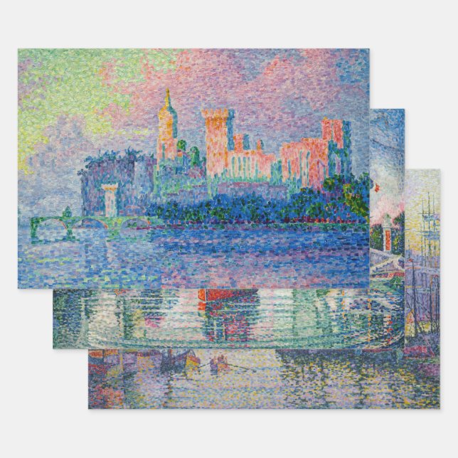 Feuille De Papier Cadeau Paul Signac - Sélection des chefs-d'oeuvre (Lot)