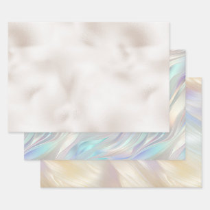 Feuille De Papier Cadeau Pearl White Christmas
