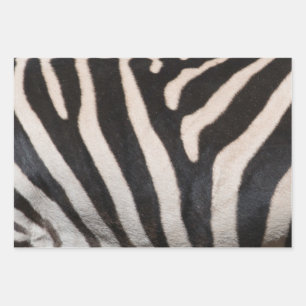 FEUILLE DE PAPIER CADEAU PEAU DE ZEBRA