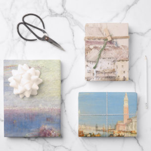 Feuille De Papier Cadeau Peintures de Venise par William Turner