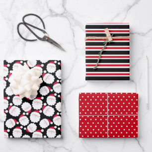 Feuille De Papier Cadeau Père Noël