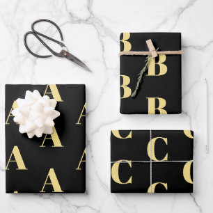 Feuille De Papier Cadeau Personnaliser avec lettre monographique initiale o