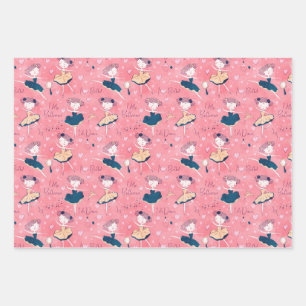 Feuille De Papier Cadeau Petite ballerine