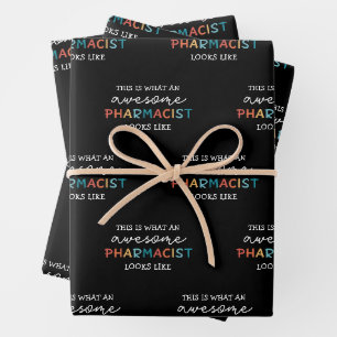 Feuille De Papier Cadeau Pharmacien Funny Awesome Pharmacist Cadeau