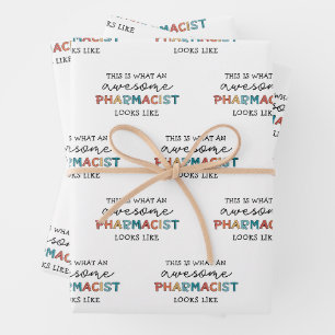 Feuille De Papier Cadeau Pharmacien Funny Awesome Pharmacist Cadeau
