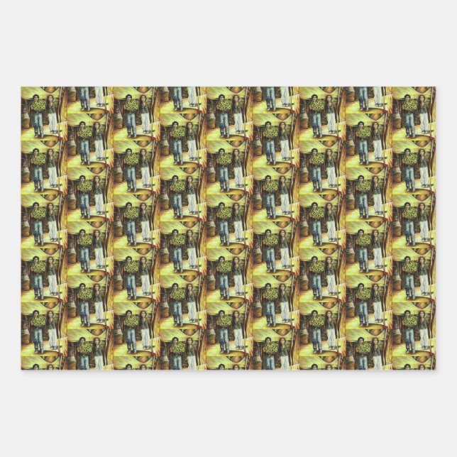 Feuille De Papier Cadeau Phase de ChapeI Sixtine d'un ChaIIenge (Devant)
