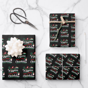 Feuille De Papier Cadeau Philippines - Les Philippins qui aiment Noël
