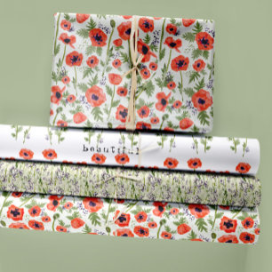 Feuille De Papier Cadeau Photos Florales Aquarelle Découpage