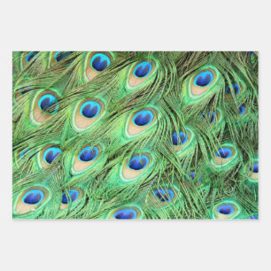 Feuille De Papier Cadeau Pic Exotique Vibrant