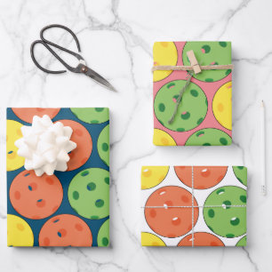 Feuille De Papier Cadeau Pickleball