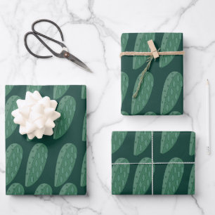 Feuille De Papier Cadeau Plante Green Cactus