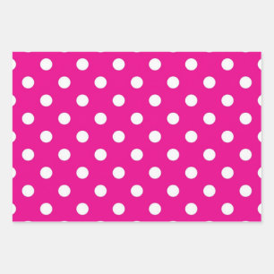 Feuille De Papier Cadeau Polka dot