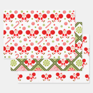 Feuille De Papier Cadeau Pom-pom girl créatives