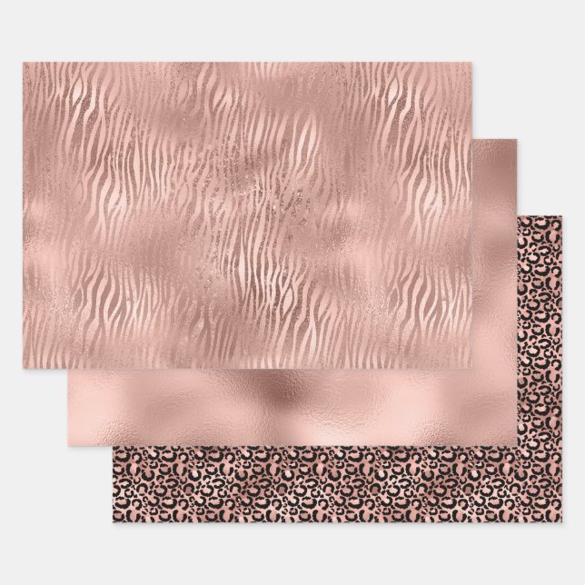 Feuille De Papier Cadeau Posters de animaux (Lot)