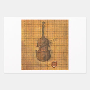 Feuille De Papier Cadeau Premier violon par Max Zaxster