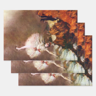 Feuille De Papier Cadeau Prima Ballerina, Rosita Mauri par Edgar Degas
